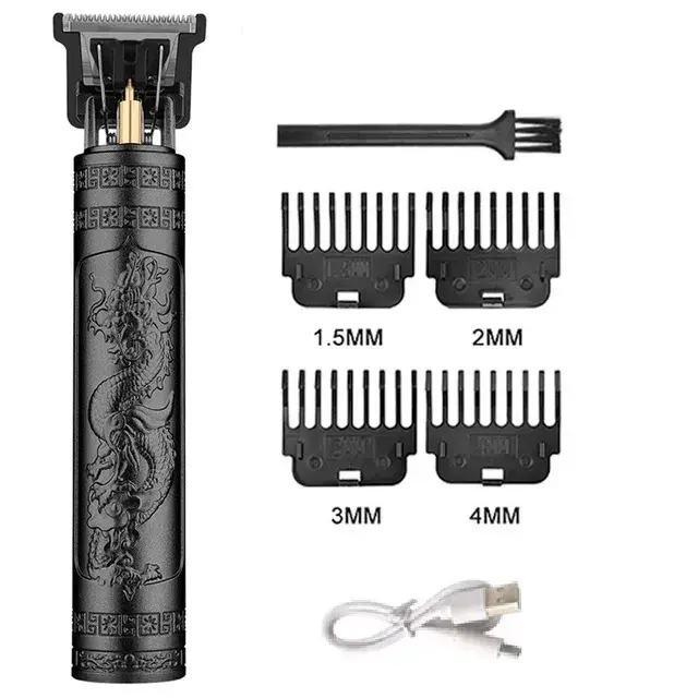 Electric Hair Cutting Machine Vintage T9 Clipper Hair Rechargeable Man Shaver Trimmer For Men's Barber Professional New Hot Sale - 1