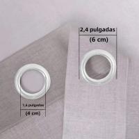 Cortinas De Tulle Gradient Para Sala De Estar Y Dormitorio Organza Voile Tratamiento De Ventana Panel De Cortinas 1.32x1.6m Doble Capa Sin Aislamiento Térmico - details 24