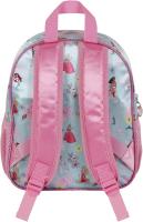 Mochila 3D Pequeña Adorable Princesas Disney Color Rosa y Azul. Tamaño 31x26x11cm. KARACTERMANIA - details 1