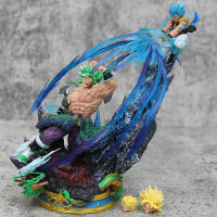 Figura De Acción Dragon Ball Broly Vs Gogeta PVC Estatua De Colección Juguete Decorativo Para Niños Regalo Figura De Modelo Para Adultos - details 0