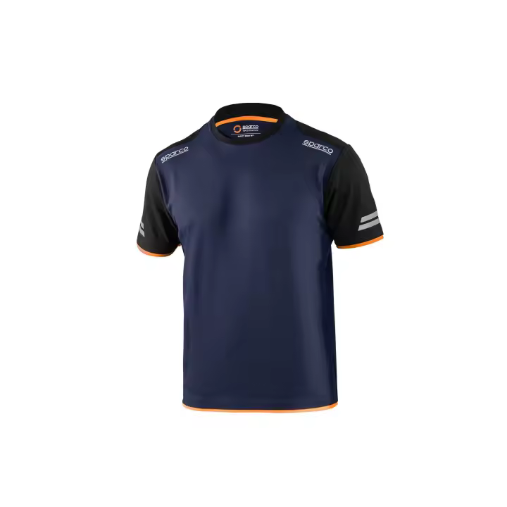 CAMISETA TW TALLA S AZUL MARINO/NARANJA - 1