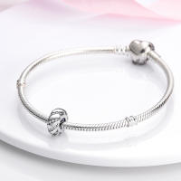 Encanto De Colgante De Árbol De Familia Platinado En Plata Para Pulsera De Bangle Y Collar DIY Regalo Con Doble Vuelo Aéreo - details 79