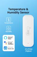 Termómetro Inteligente Zigbee 3.0 Tuya Con Control Remoto Por App Para El Hogar Automático Compatible Con Alexa Y Google Assistant Medidor De Temperatura Y Humedad - details 0