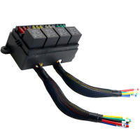 Caja De Relé Y Fusible 12V Pre-Variado Con 4 Relés Y 12 Modos ATC/A to Caja Sellada Para Coche Accesorios De Automóvil - details 6