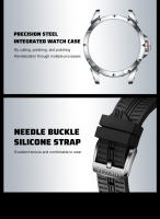 Reloj Mecánico Para Hombre SIBOTTE Con Tourbillon Y Esfera Luminosa Resistente Al Agua 50M Carcasa De Acero Inoxidable Cristal De Zafiro Lujo - details 14