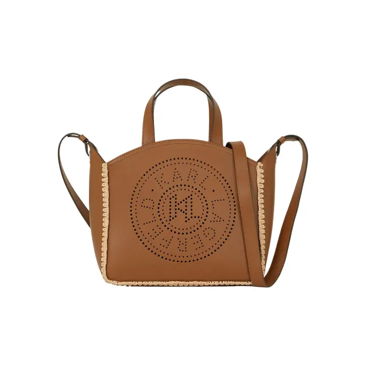 Bolso KARL LAGERFELD Tote K/Circle Sm Rafia Color Marrón - 1