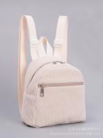 Mochila pequeña de pana para niños, color sólido y multicolor - details 4