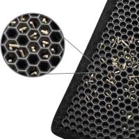 Alfombra De Arena Para Gatos Doble Capa Impermeable Antideslizante Lavable Regalo Para Jaula De Arena De Mascotas - details 4