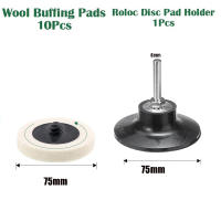11pcs Disco De Tela Comprimida De Lana Para Pulido Y Lustrado 1"2"3" Con Rosca 1/4" Accesorios Para Herramientas De Madera Dremel - details 3