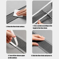 Filtro De Drenaje Para Baño Y Cocina PVC Desechable 5/10M Capturador De Pelo Escobilla De Techo Anti Bloqueo Tamaño 70mm*5m/70mm*10m - details 11