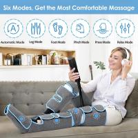 Masajeador De Piernas Con Presión De Aire Para Relajación Muscular Y Drains Líquidos 360° Promueve La Circulación Sanguínea - details 29