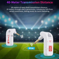 Sistema Inalámbrico Para Guitarra 2.4G Recargable Transmisor Receptor Para Electrónica De Guitarra Y Bajo Transmisión En Tiempo Real - details 1