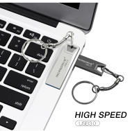 Mini Llavero De Metal USB 3.0 16GB 32GB 64GB 128GB Stick De Memoria USB Pendrive Cle USB Para Computadora Y Dispositivos Móviles - details 1