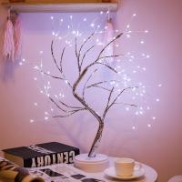 Lámpara De Noche LED Árbol De Navidad 108 LEDs Táctil Decoración De Fiesta De Boda Para Dormitorio Con Guirnalda De Hadas - details 20