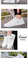 Zapatillas De Hombre Casual Ligero De Cuero PU Transpirable Tenis Deportivos Blancas Zapatos Flats Zapatillas Hombre - details 8