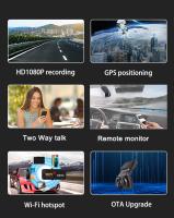 Cámara De Coche Oculta 4G Con GPS Monitorización En Timeo Y Doble Cámara Grabación De Video FHD 1080P WiFi Hotspot Soporte De Vigilancia Remota - details 1