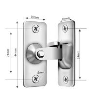 Cerradura De Puerta En Acero Inoxidable De 90 Grados Angulo Recto Bloqueo Flexible Para Herramientas Y Repuestos - details 7