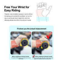 Ayuda De Manillar De Motocicleta Antideslizante Accesorios Para Control De Manillar Y Acelerador De Motocicleta ABS Material - details 2