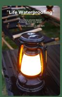 Lámpara De Camping Recargable USB Portátil Con Carga Solar 3000-5000K Dimmer Sin Etapas Luz Para Tents Material ABS Fuente De Luz LED - details 5