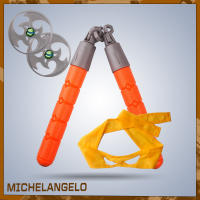 Máscara De Ojo Y Armas De Ninja Turtles Para Niños Disfraz De Anime Con Nunchaku Darts Knife Y Knive Propiedades De Actuación Regalos - details 2