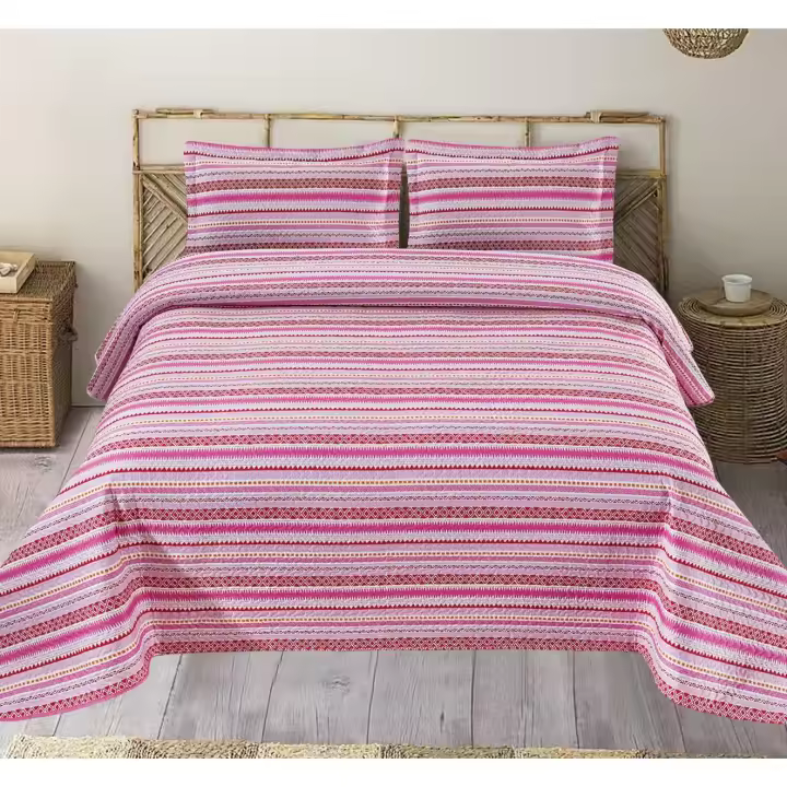 Printex Home - Colcha Bouti para Verano y Entretiempo - 90/105/135/150 cm - Poliéster - Reversible - Fina y Ligera - CON Fundas de Cojín 50 x 70 cm - ¡Renueva tu Cama esta Temporada! - 1