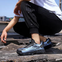 Zapatos De Seguridad Para Hombres Y Mujeres Talla Grande Con Hebilla Rotatoria Suela Ligera Y Protección Metálica Para El Pie - details 6