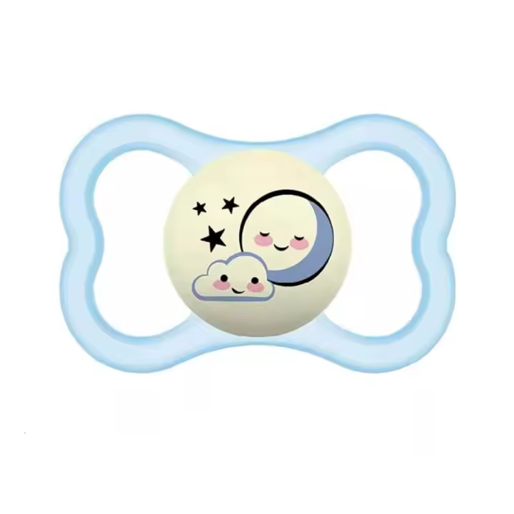 Mam Supreme Night Chupete Silicona Azul 1U 6M+ - 1