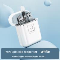 Mini Conjunto De 3 Piezas De Tijeras Para Uñas De Alta Calidad Con Lijador Portátil Kit De Pedicura Herramienta De Cortauñas Y Lijador - details 8