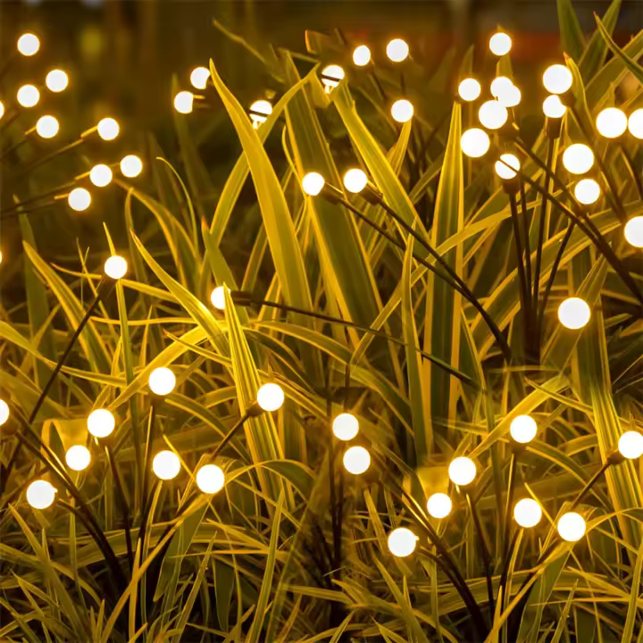Luces De Mosquitos Solares LED Para Exteriores Impermeables Para Jardín Patio Camino Decoración De Navidad Luz De Jardín Solar - 1