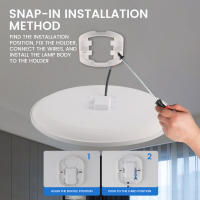 Luz de techo fina de la luz blanca 32W-80W LED de la luz de techo de la tres-prueba para el dormitorio y la sala de estar SY - details 1