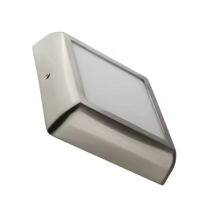 Ledkia Plafón LED 12W Cuadrado Metal 180x180 mm Design Silver - 1