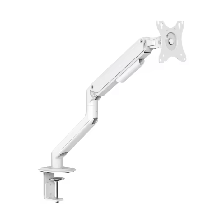 Tooq Soporte de Mesa Giratorio e Inclinable con Resorte 17" a 32" Máx. 9Kg Blanco - 1