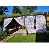 Malla De Camuflaje Para Caza Y Camping Cubierta De Coche Sombrilla De Tenda Ocultación En Bosque Y Desierto Blanco - details 6