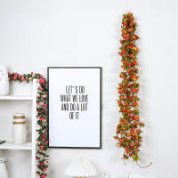 Vine Artificial De 250CM Con Flores De Rosa Silken Para Decoración De Boda Navidad Hogar Y Jardín Centros De Mesa Y Arco De Novia - details 3