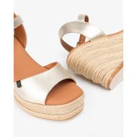 Sandalias plataforma mujer POPA ARAMBOL ORO SANDALIA CUÑA YUTE LAMINADO ORO 35932 25V - details 4