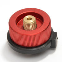 Adaptador De Tanque De Gas Para Estufa De Camping Exterior Conversor De Propano Herramienta De Transformación De Combustible Metal Para Uso Al Aire Libre - details 2