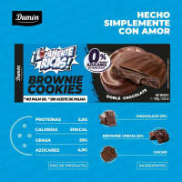 Cookies Locamente Ricas Doble Chocolate 100g - Packs 4 - 0% Azúcares  Dumon - details 1