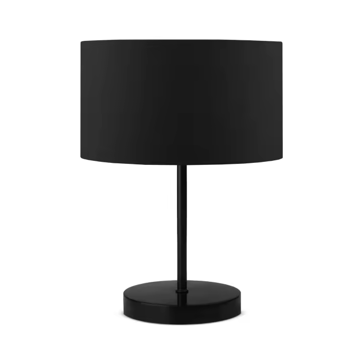 Lámpara de sobremesa WELLHOME - Negro, 15x24x37 - 1
