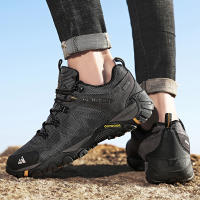 Zapatos De Senderismo Para Hombre HIKEUP No Esmerilados Transpirables Resistentes Al Desgaste Impermeables Para Escalada Y Turismo En Montañas - details 9