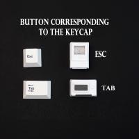 2PC Nostalógicos Mini Macintosh Keycap Estilo Retro MAC Hat FC Para Teclado Mecánico ABS PC Creativo Cara Cambiable - details 0