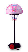 Canasta Baloncesto infantil juvenil Hello Kitty (6534) Canasta de baloncesto con base, balón e hinchador. Ligero y fácil de montar. Calidad al mejor precio. De acuerdo a la normativa CE. +3 años - details 0