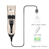 Perro Eléctrico Hair Trimmer de carga USB Pet Hair Clipper de Bajo Ruido Cat Hair Remover PET Grooming Hair Shaver Cutter Machine - details 7
