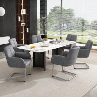 Juego de 2 Sillas de Restaurante Familiares-Estilo Moderno y Minimalista | Respaldo Ergonómico, Patas de Roble Natural | Versátiles para Sala de Estar, Dormitorio y Restaurante - details 1