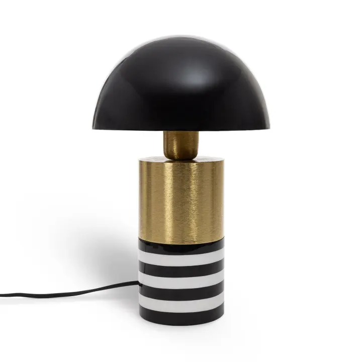 Ledkia Lámpara de Mesa Metal Darpan Negro - 1