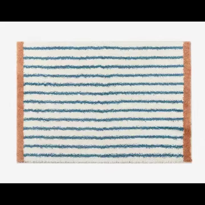Carpetas Retro Cuadadas Tejidas 50x150CM Alfombra Suave Para Piso De Dormitorio Puerta Antideslizante Para Baño Decoración De Piso - 1