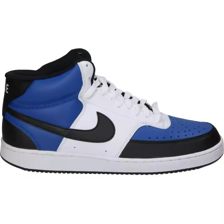 NIKE | Deportiva Nike Court Vision Mid Next Nature para Hombre - Zapatilla Deportiva en Color Azul con Detalles – Sneaker con Cierre de Cordones – Estilo Casual – Alta Calidad y Comodidad – Versátiles – Modelo FQ8740-480 - 1