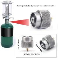 Adaptador De Tanque De Propano Para Estufa De Camping Estándar Americano Quemador De Gas Equipo De Camping Metálico Manual - details 3