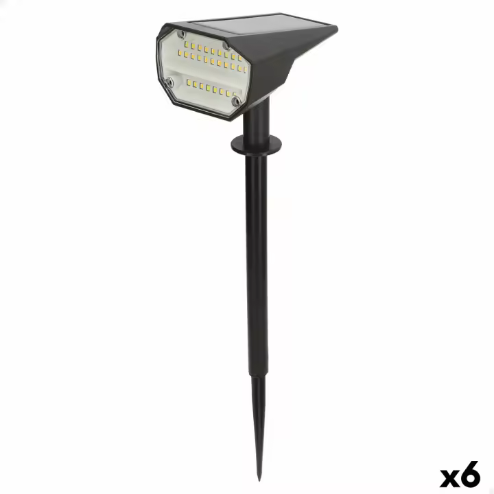 Lámpara solar Aktive 8 x 37 x 11 cm (6 Unidades) - 1