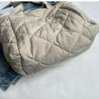 Bolso Grande Para Mamá De Algodón Con Gran Capacidad Para Bebé Diaper Bolsa De Compras Materna Estilo Messenger Cierre De Cremallera - details 9