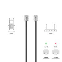 Banner - Cable de telefono RJ11 6P4C M-M